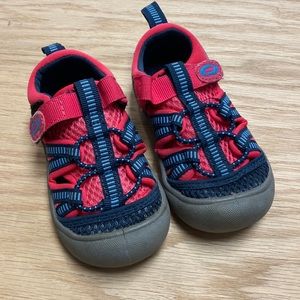Pink and Navy Water Shoes